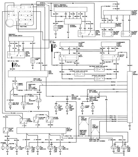 Ford F100 Steering Column Wiring Diagram
