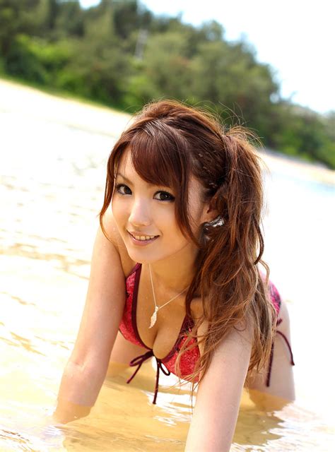 Asian Babes Tsubasa Amami Hot Naked And Bikini Pics In The Beach