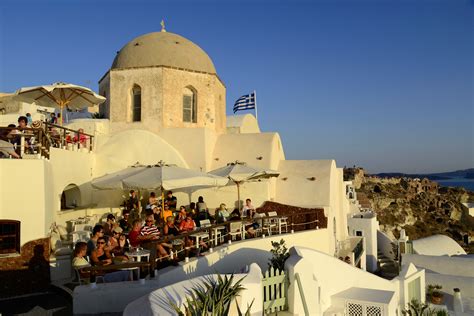 Oia At Sunset 2 Santorinis Villages Pictures Greece In Global