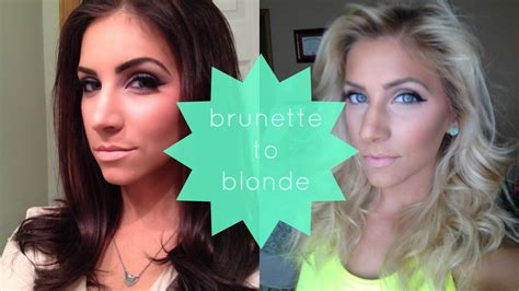 With no experience what so ever. Brunette to Blonde | How I Did It At Home! - YouTube