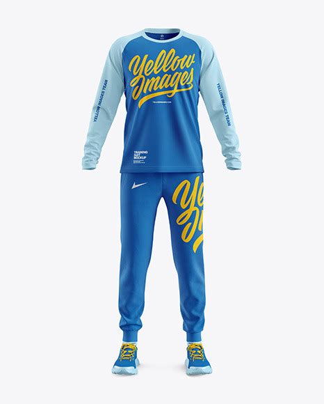 Download Men's Training Suit Mockup - Front View in Apparel Mockups ...