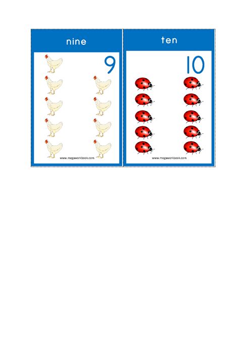 Free Printable Number Flashcards 1 10 Printable Templates