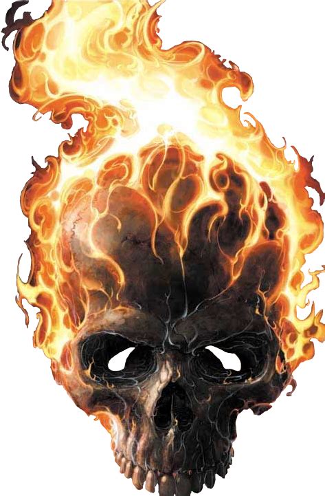 Ghost Rider Face Png