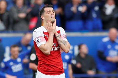 Switzerland midfielder granit xhaka tells us the meaning behind his tattoos in the latest arsenal ink, looking at new designs on instagram and what he'll. Granit Xhaka Frustrated After Arsenal Blew Chances To ...