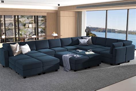 Amazon.com: Belffin Modular Large Sectional Sofa with Storage Seat