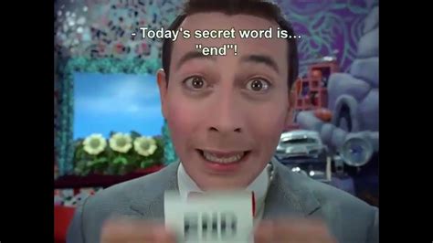 Pee Wees Playhouse Secret Word Youtube