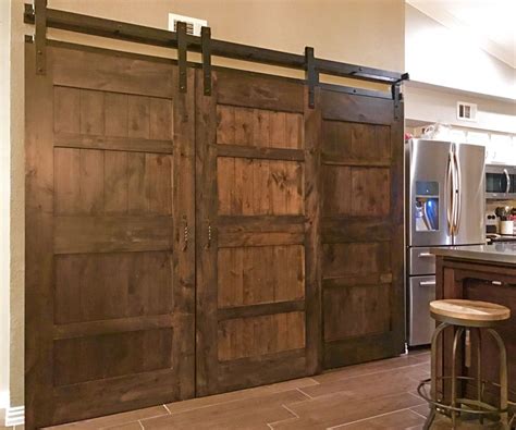 A wide variety of triple track sliding door options are available to you, such as project solution capability, opening method, and open style. Image result for triple sliding barn doors | Bypass barn door, Barn doors sliding, Sliding doors ...