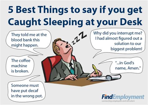 5 Things To Do If You Are Caught Sleeping At Work
