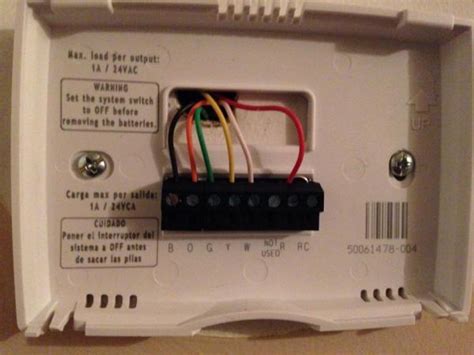 Wiring diagram of t6360b terminals on t6360b the pictu. Installing a Honeywell rth221 Thermostat - DoItYourself.com Community Forums