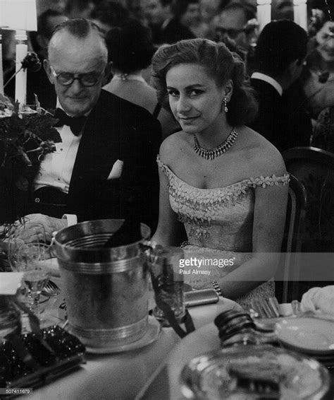 Athina Livanos Wife Of Ship Owner Aristotle Onassis Attending A Aristotle Onassis Rare