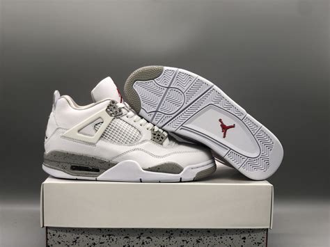 Jordan 4 Retro White Oreo Rocket Sneakers Store