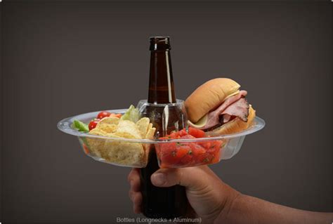 The Goplate A Snack Plate That Wraps Around Your Beer