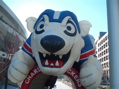 Chubby Mascot Of The Charlotte Checkers Echl Hockey Team Flickr