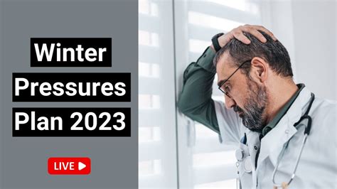 Nhs Winter Pressures Plan For 2023 Explained Youtube