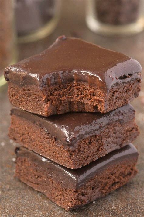 Fudgy No Bake Brownies 4 Ingredients The Big Mans World ® Recipe Healthy Baking No