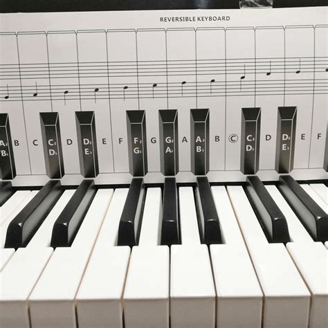 Piano And Keyboard Note Chart For Behind The Keys 88 Keys Piano