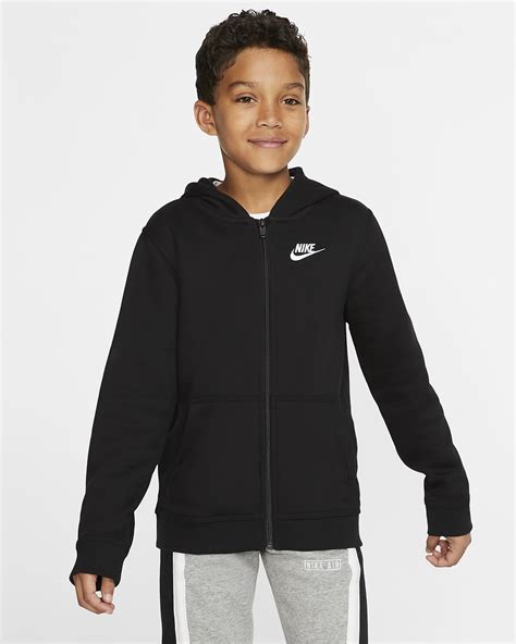 Nike Sportswear Club Older Kids Full Zip Hoodie Nike Cz
