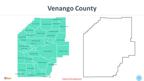 Pennsylvania Venango County Map With Municipalities Ofo Maps My Xxx