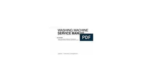 Amana Top Load Washer Service Manual | Washing Machine | Ac Power Plugs