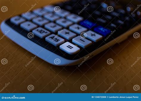 Equal Key Of A Scientific Calculator Keyboard Stock Photo Image Of