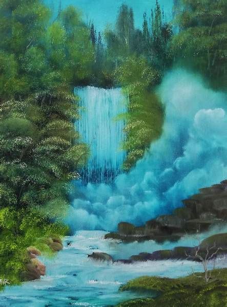 Bob Ross Painting Waterfall Wonder The Best Picture Of Painting
