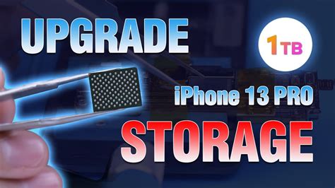 How To Upgrade Iphone 13 Pro Storage 800 128gb To 1tb Youtube