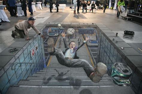 12 Amazing 3 D Street Paintings Arts Cool Pictures Pics Story