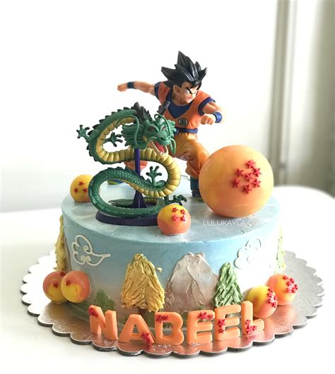 Dragon Ball Z Cake Decoração De Festa Dragon Ball Z Queques Bolos