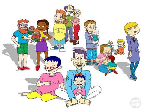 If The Cast Of Rugrats Grew Up To Be Parents Rugrats Rugrats All