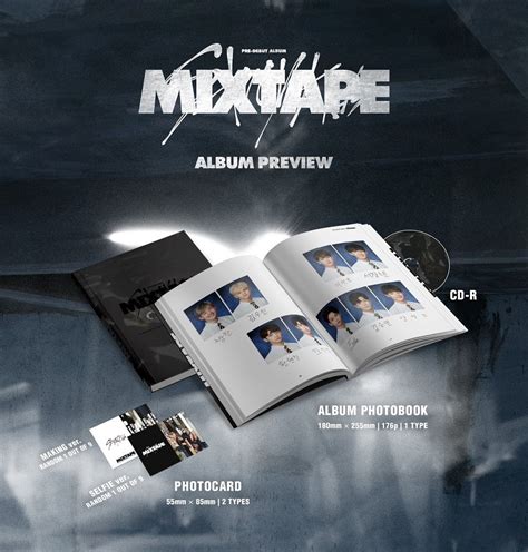Stray Kids Mixtape Debut Album Cdofficial Folded Posterextra