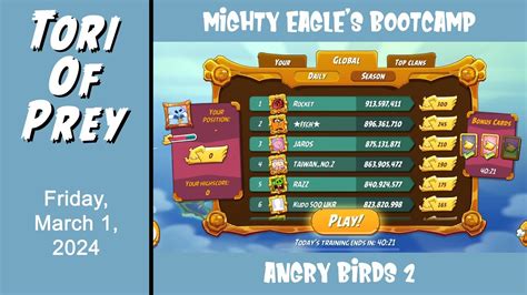 Angry Birds Mighty Eagles Bootcamp Youtube