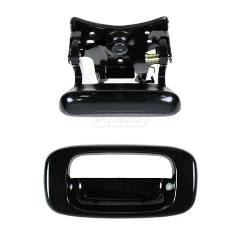 Buy Tailgate Handle And Bezel Set Smooth Black For 99 06 Chevy Gmc