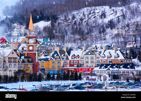 Mont Tremblant Quebec Canadá Fotografía de stock Alamy