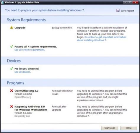 Windows 7 Upgrade Advisor Windows Download