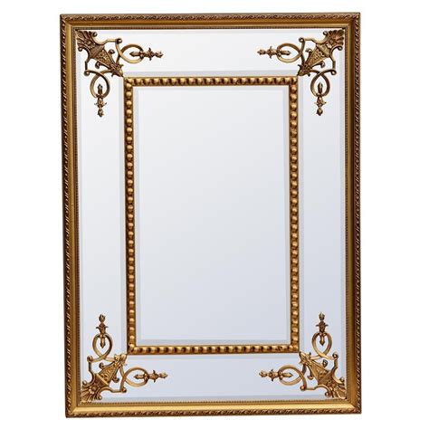Our mirrors are all easy to install and include all of the hanging hardware you need. Bevelled Gold Wall Mirror Rectangular | Swanky Interiors