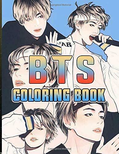 Bts coloring book for stress relief, relaxation and happiness was inspired by bts, their music, and albums. Bts Coloring Book: Awesome Illustrations Bts Coloring ...