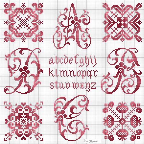 Monogram Cross Stitch Patterns