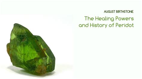 Healing Powers And History Of Peridot August Birthstone August