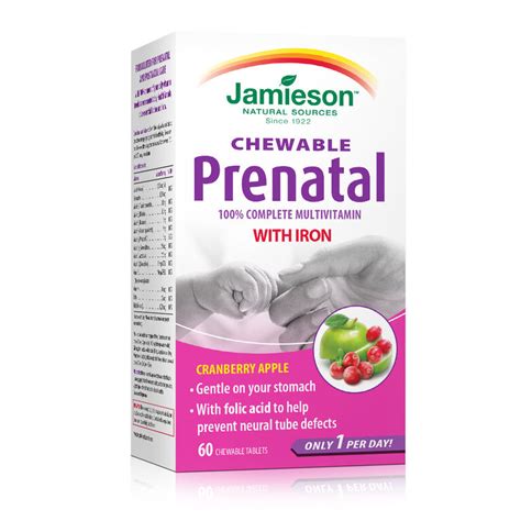 Jamieson Prenatal Multi Chew 60s Babies R Us Canada