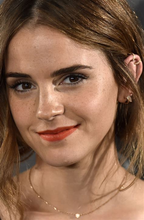 Photos Of Emma Watsons Freckles Glamour