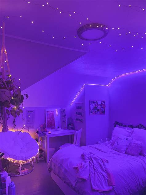 Late Night Vibes Purple Room Decor Bedroom Makeover Teenage Room