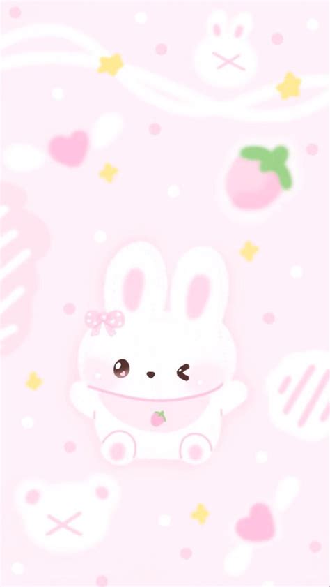 29 Pink Bunny Iphone Wallpapers Wallpapersafari