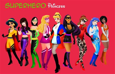 Disney Princesses Reimagined As Superheroes