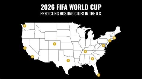 2026 World Cup Host Cities In The Usa Gilt Edge Soccer Marketing