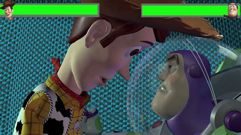 Toy Story Woody Vs Buzz Lightyear With Healthbars Youtube