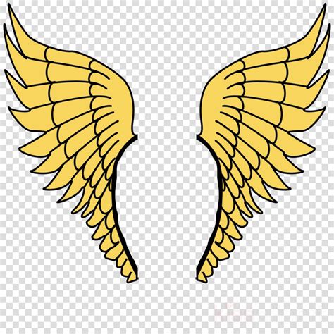 Wing Clipart Yellow Wing Yellow Transparent Free For Download On