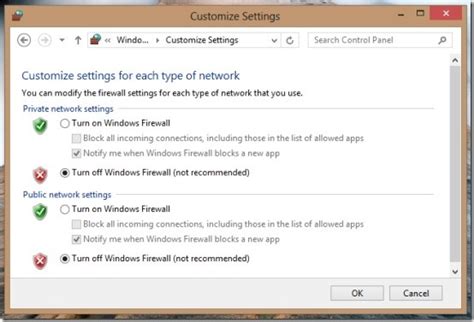How To Turn Windows Firewall Off In Windows 8
