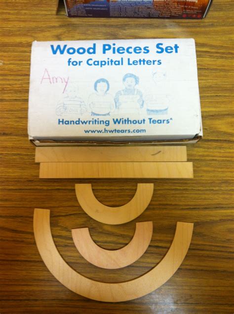 Handwriting Without Tears Wood Pieces Set For Capital Letters