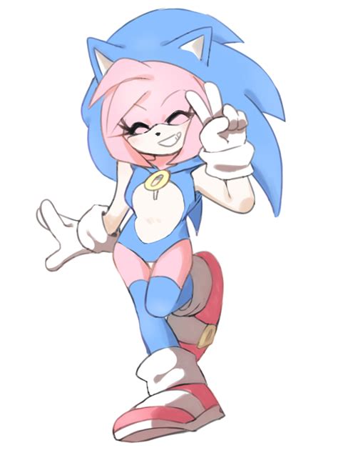 Amy Wearing Sonic Hoodie Sonic The Hedgehog Know Your Meme