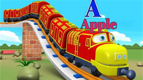 Abcd Traina For Apple Nursery Rhymes Songabc Train Songabcd Rhymes